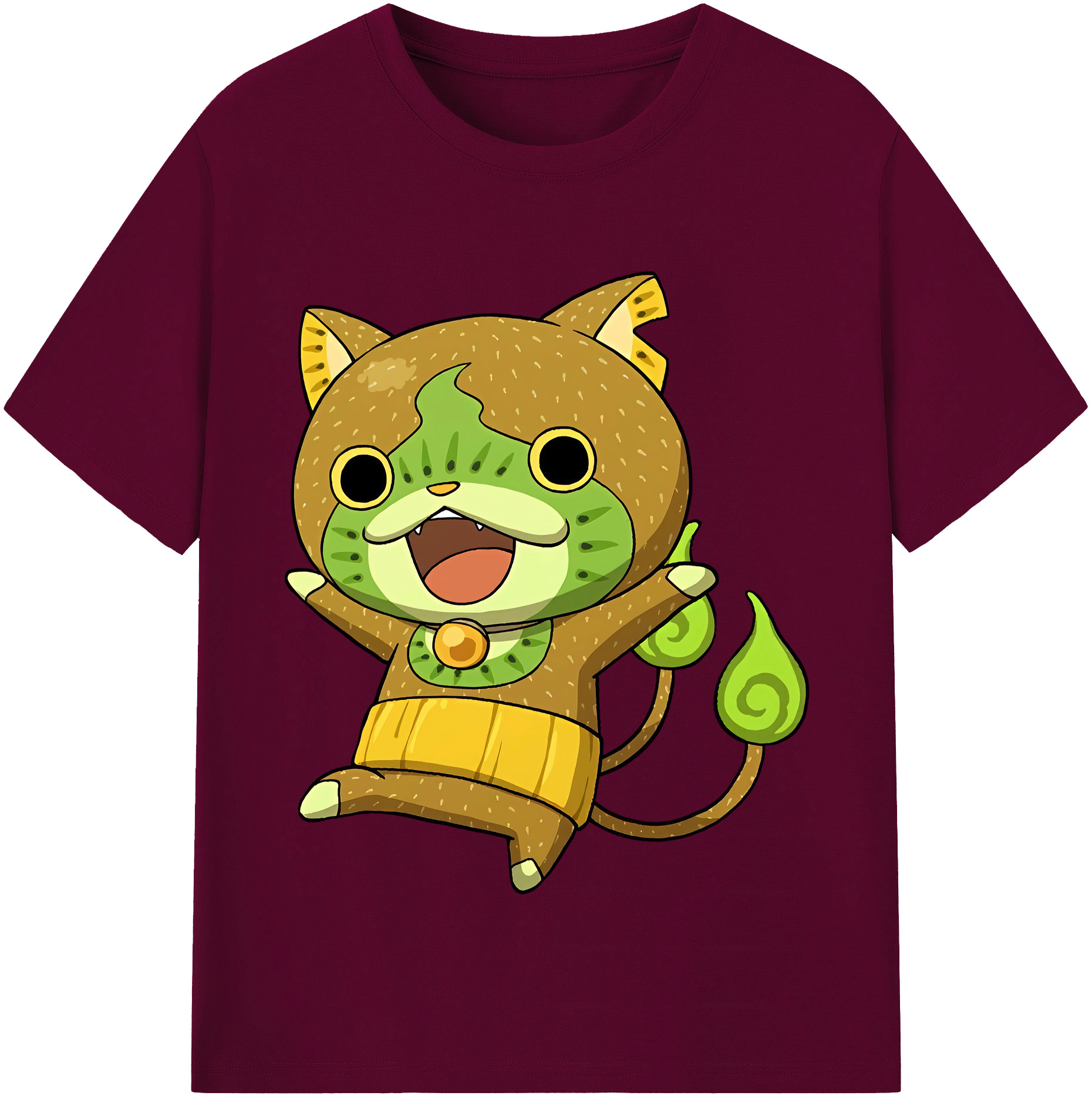 （画像用） 妖怪ウォッチ Yo-kai Watch レディースカジュアルプリントTシャツ（綿100％）